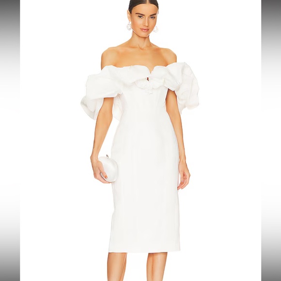 Line & Dot Samara Dress in Off White